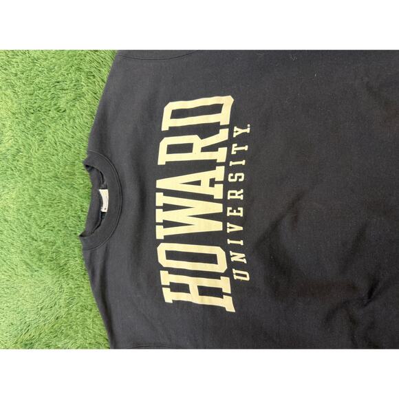 Howard University Washington DC Navy Blue Crewneck Large Sweatshirt Unisex - Picture 2 of 8